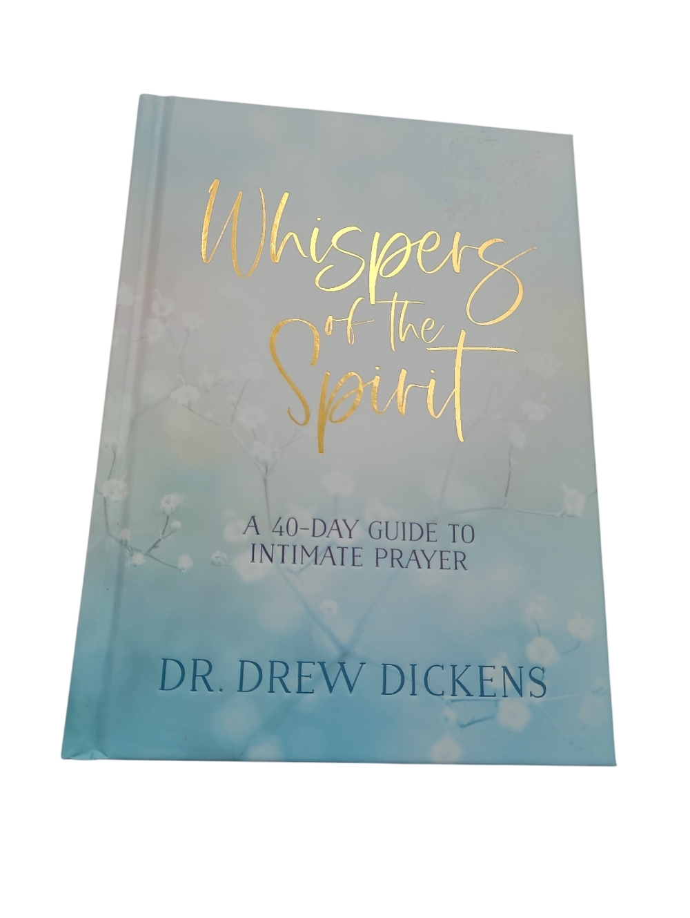 Whispers of the Spirit Hardcover Book - Blue Gradient with Gold Foil